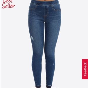 Spanx blue jeans
